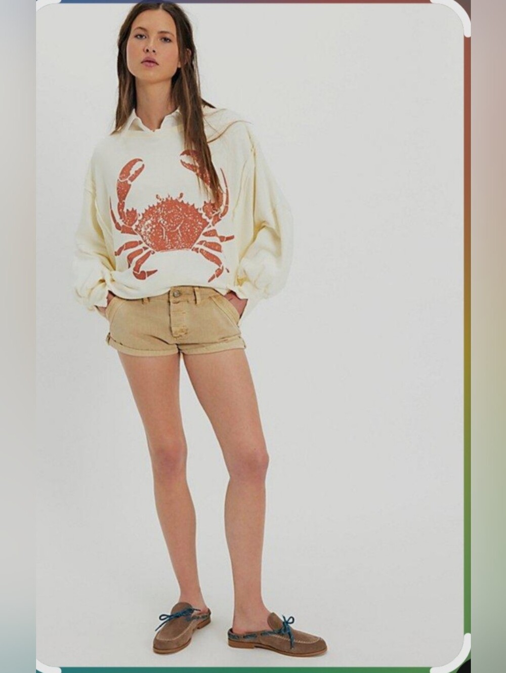WE THE FREE PEOPLE GRAPHIC CAMDEM CRAB COMBO